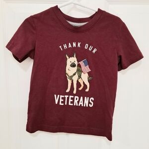 Toddler Sonoma Veteran's Day Little Kids Core Tee Size 3T.